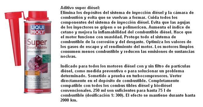 Super Diesel Additive Liqui Moly Limpiador Inyectores 5 Pzas