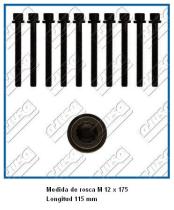 Ajusa 81000400 - JUEGO TORNILLOS DE CULATA AUDI