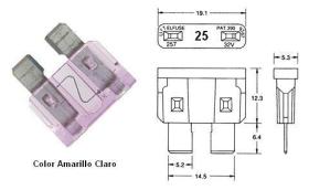 XB 0340250 - FUSIBLE AUTO 25A