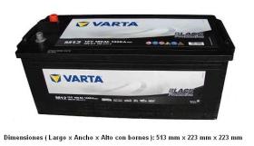 Varta M12 - PROMOTIVE BLACK-HUMEDA 12V 180AH 1400EN