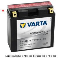 Varta 51203 - FUNSTART AGM 12V(A51 4) YT14B-4 YT1