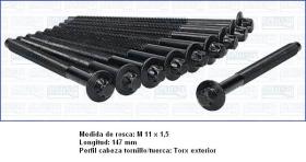 Ajusa 81034200 - JGO.TORNILLOS CULATA FORD