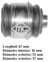 Metalcaucho 05832 - SILENTBLOC INF MANGUETA TRAS BMW 5E