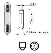 Philips 12818CP - LAMPARA PLAFON T6,2X27 12V 3W SV6