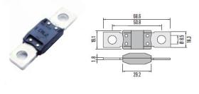 XB 03CAL20 - FUSIBLE CARCASA NEGRA MEGANE DIESEL