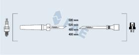  83563 - CABLE BUJIA ANTIPARASITARIO