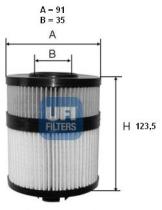 Ufi 2510800 - FILTRO ACEITE