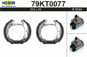  79KT0077 - KIT DE FRENOS PREMONTADO