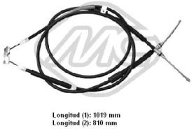 Metalcaucho 80319 - CABLE ACELERADOR MEGANE 1,9 TD