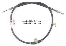 Metalcaucho 82205 - CABLE FRENO 626-MX6 1,6-2,0(DOHC)2D