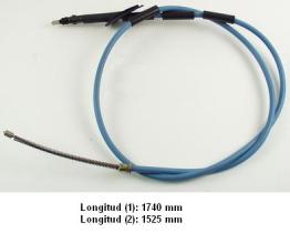 Metalcaucho 82790 - CABLE FRENO 504 BREAK SX-LH