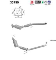 As 33799 - CATALIZADOR SEAT IBIZA 1.0I