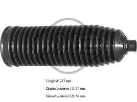 Cautex 181117 - KIT DIRECCION,TERMOPLASTICO