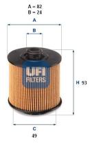 Ufi 2517301 - FILTRO ACEITE VOLVO