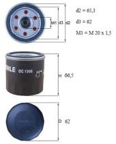 Mahle OC1566 - FILTROS DE ACEITE