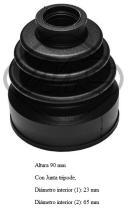 Cautex 011249 - KIT TRANSMISION LADO CAMBIO