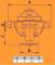 Carbureibar Pierburg Vernet TH590287J181 - TERMOSTATOS